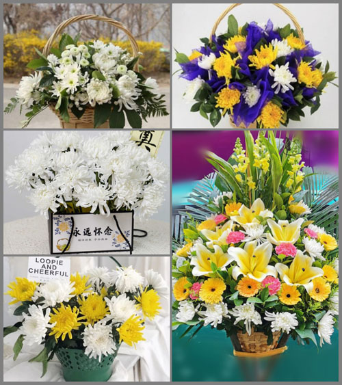 北京房山区周口店地区拴马庄村白事提篮配送